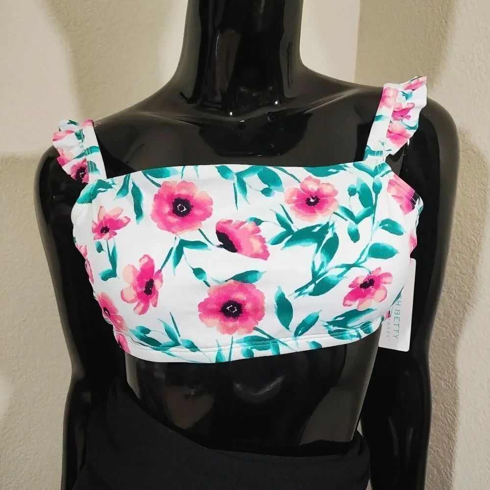 Beach Betty Floral Slimming Bikini Top